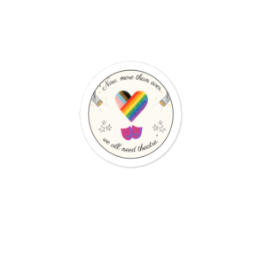 theatre pride sticker